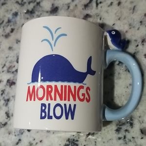 "Mornings blow" mug